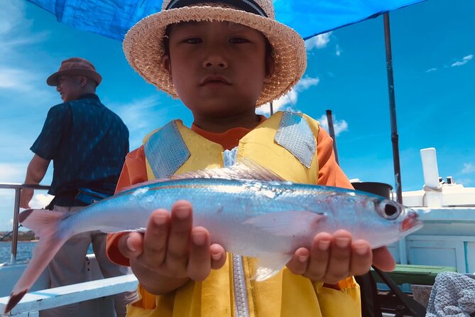 2 hours family fishing in Okinawa - Life jacket to fishing spot: the 15-minute ride and what you’ll see from the water