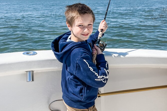 3 Hours Private Family Fishing Excursion Up to 6 Guests - Hilton Head fishing, but with training wheels