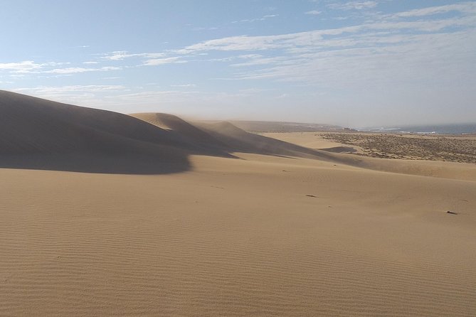 4 hours.Agadir : Trip to Sahara and tifnit fishing village - Price and value: what $93.06 per person buys you