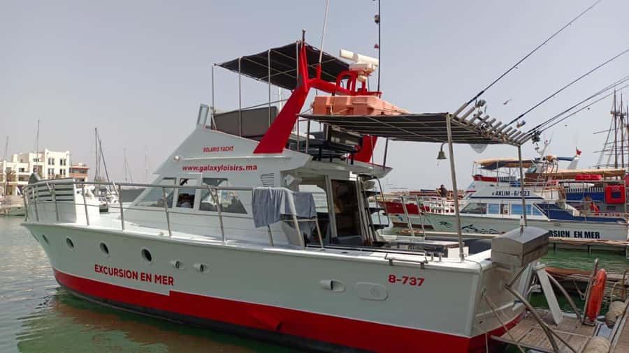 Agadir: Boat Tour with Lunch, Fishing & Jetski - Cruising the coastline and spotting dolphins when conditions allow