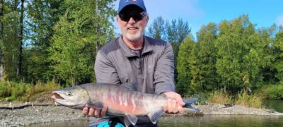 Anchorage: Full-day guided salmon fishing with Hotel Pickup - From Anchorage Hotel to Southcentral Streams (and Back)