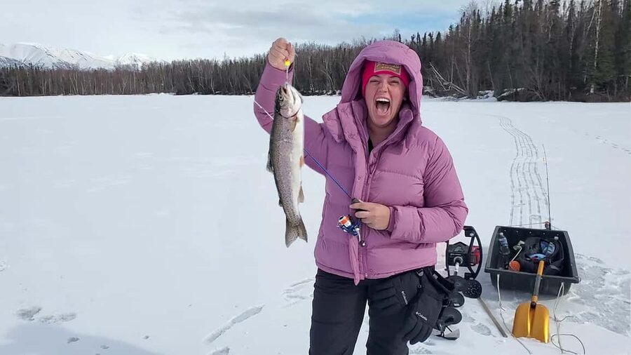 Anchorage: Ice Fishing Trip With Transportation - Getting set up right with real hands-on instruction