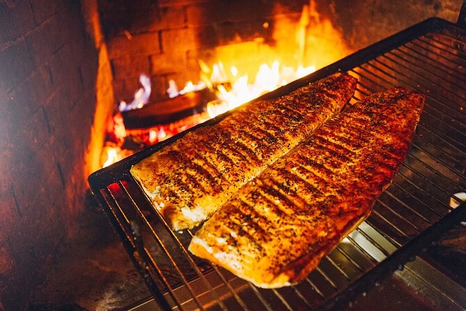 Arctic Day with Ice Fishing and Floating - The Lappish BBQ: Warm Food After Cold Work