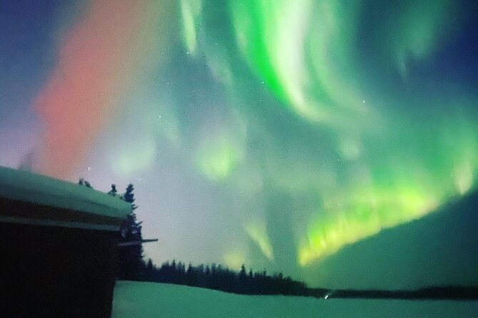 "Aurora Ice" - Ice Fishing & Salmon Dinner Tour - Dinner by the cabin: wild salmon and hot beverages