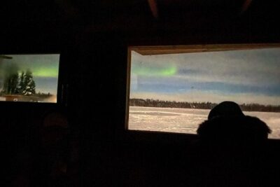 "Aurora Ice" - Ice Fishing & Salmon Dinner Tour - Ice fishing in practice: gear, patience, and guide help