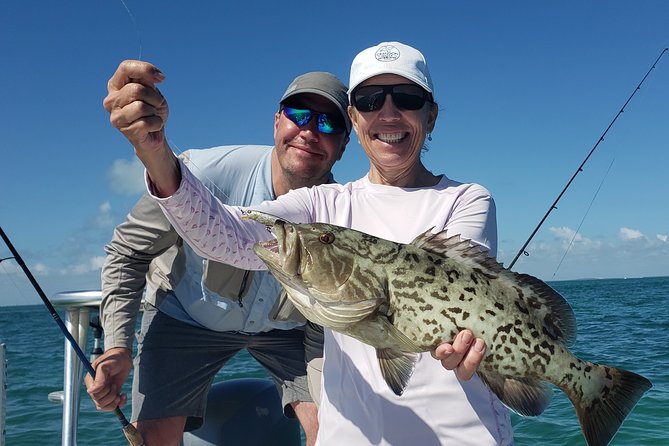 Biscayne Bay Inshore Flats Fishing - Targets in Biscayne Bay: Bonefish, Sea Trout, Snappers, Grouper, Shark