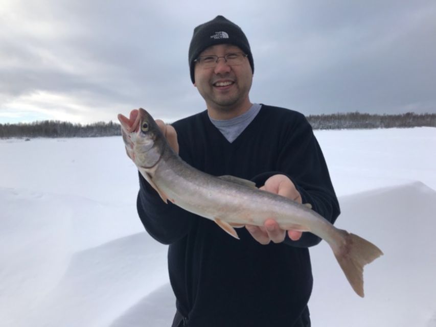 Chena Lake: Aurora Borealis Viewing & Ice Fishing Adventure - Chena Lake setup: a warm cabin base for aurora and ice fishing