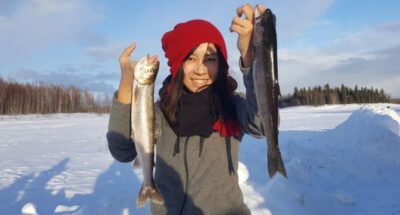 Chena Lake: Aurora Borealis Viewing & Ice Fishing Adventure - From Island View Pavilion to your heated fishing cabin