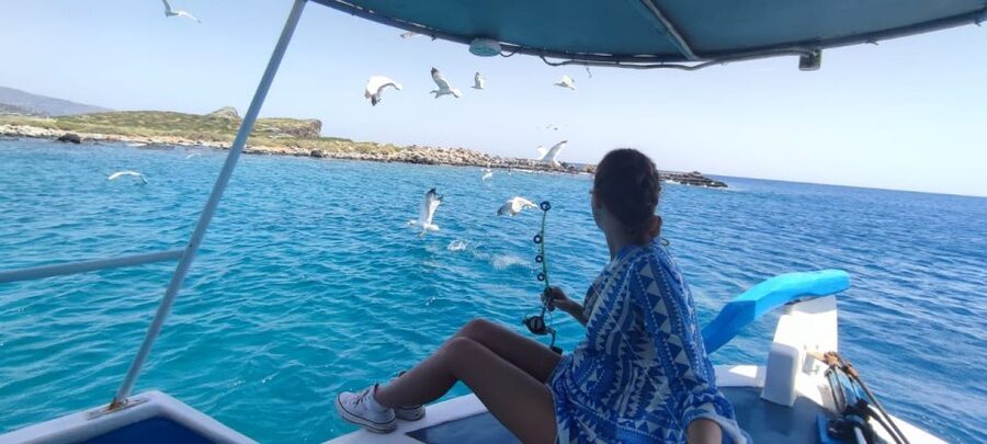 Crete: Fishing & Swimming Boat Cruise with Lunch & Drinks - The 6-hour flow: pickup, sailing, fishing stops, and swim time