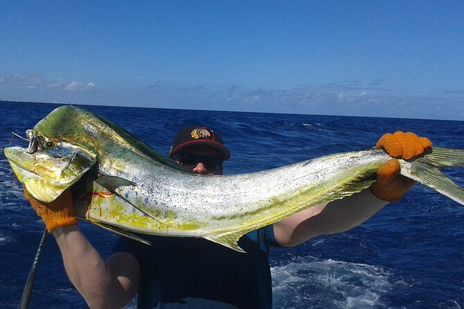 Deep sea fishing charters in Fort Lauderdale aboard 52' Hatteras - What You Can Target: Mahi, Tuna, Sailfish, Wahoo, and More