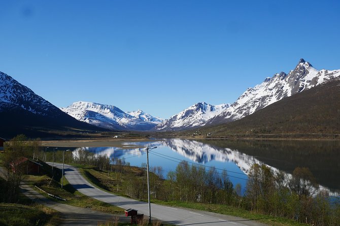 Fishing from shore - From Tromsø pickup to fjord-side fishing spots