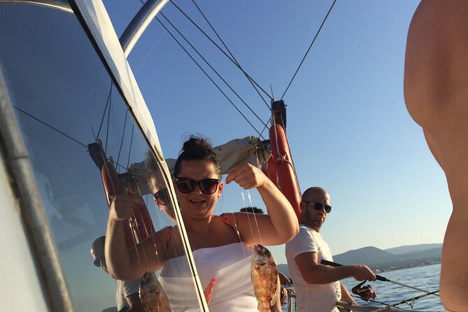 FISHING Trip 3h afternoon from Hersonissos CRETE - The Stunt Boat Ride: Speed, Splashes, and 360° Moves