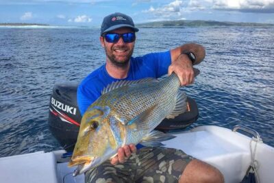Fishing Trips. Popping, jigging, big game, live bait - GT popping on the reef: targeting big power where it lives