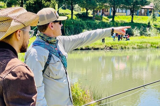 Fly Fishing Experience Near Mexico City - The instruction part: rods, flies, and how you learn fast