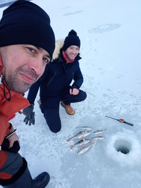 From Helsinki: Bodom Lake Ice Fishing with Food & Drinks - Key highlights at a glance