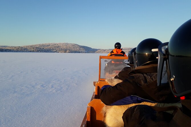 From Ivalo: Ice Fishing Safari to Lake Inari, reindeers & lunch - Sleigh Ride by Snowmobile: A Classic Lapland Pace