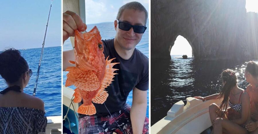 From Sorrento: Fishing in Capri with Lunch - From Sorrento pickup to Capri waters: how the day starts