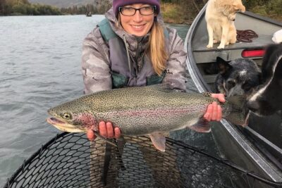 Full Day Canyon fishing trip - What you might see besides fish: bears and wildlife from a safe distance