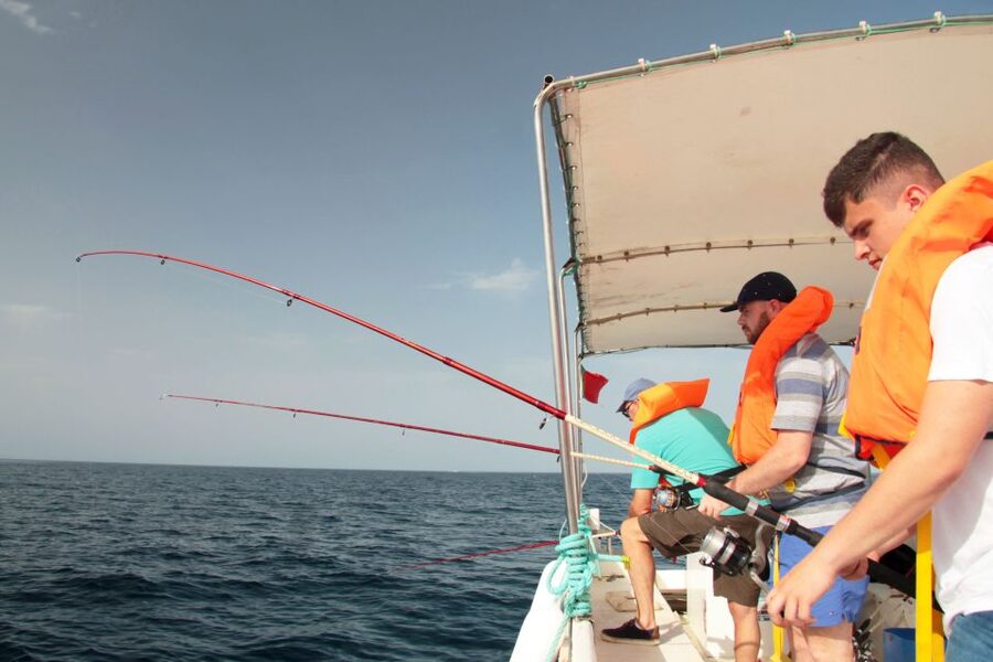 Fuzeta: 2.5-Hour Sport Fishing Tour - The boat ride: moving from harbour to the fishing spot