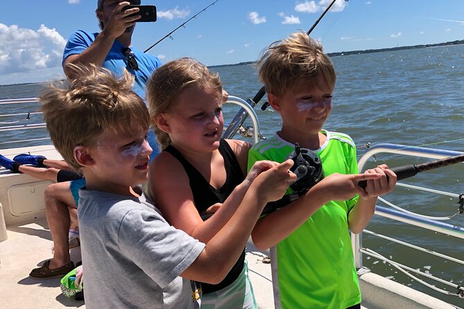 Half Day Offshore Fishing Trip - What you actually fish for off Hilton Head: sea bass, whiting, bluefish, and sharks