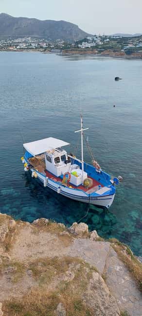 Hersonissos: Agapi Fishing Trips Sunset Cruise - Rod fishing and swimming for 1.5 hours (snorkeling gear included)