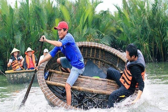 Hoi An Basket Boat Tour ( basket boat, visit water coconut forest, fishing crab) - The setting: Cam Thanh’s water-coconut world feels different