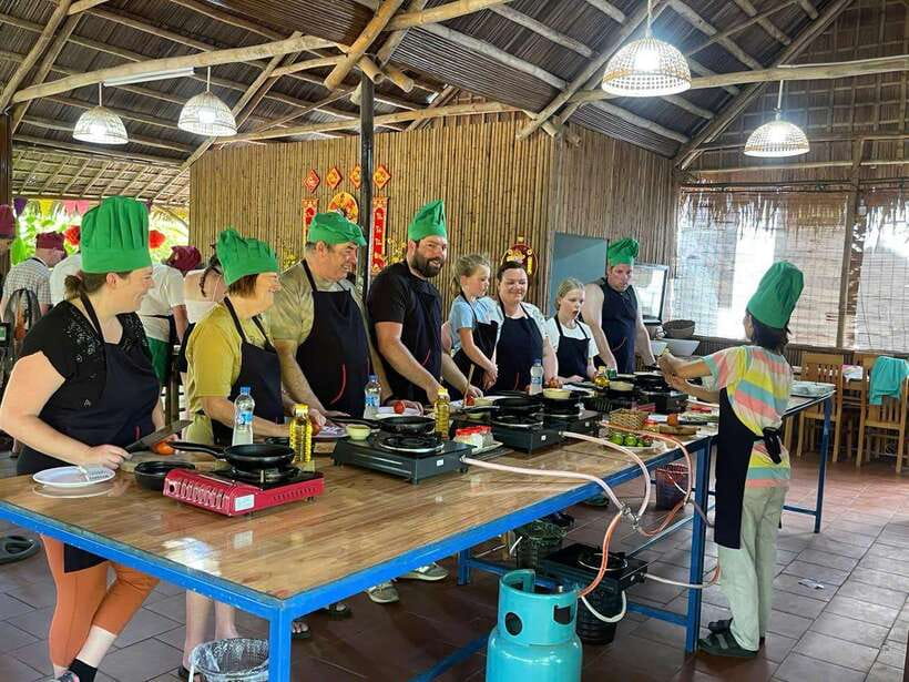 Hoi An: Cooking Class, Crab Fishing-Basket Boat, Market Tour - Cam Thanh coconut forest: basket boats feel like a local activity