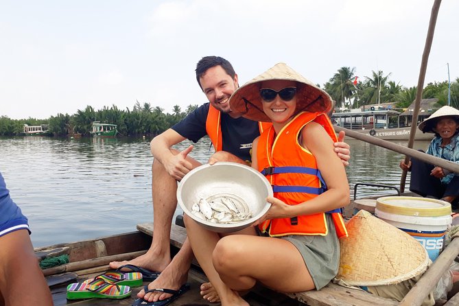 Hoi An Eco Tour Cooking Class & Fishing (Local market,basket boat,learn cooking) - Bay Mau Coconut Forest and the nipa basket boat ride