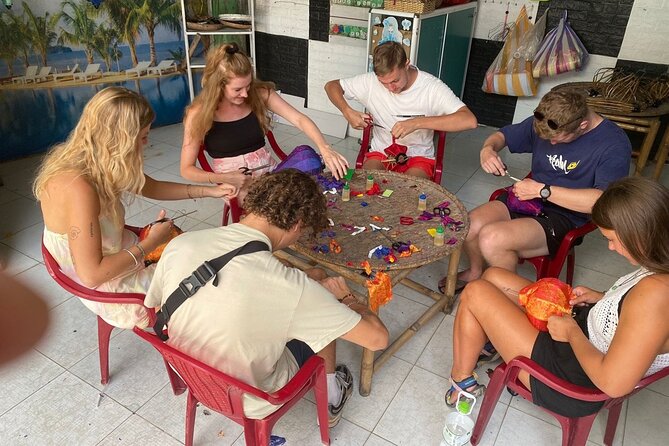 Hoi An Full Lantern Making Class , Basket Boat , Crab Fishing And Food - Rest Time at the Fisherman House: How the Meal Part Changes the Pace