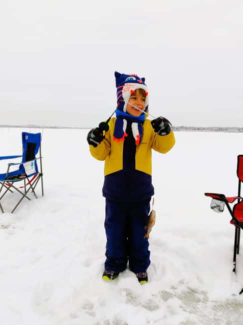 Ice Fishing Adventure in Levi with Salmon Soup - Wildlife Around the Site: Reindeer and Huskies in the Area