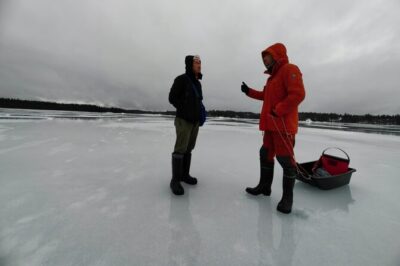 Ice fishing experience with Backpacker Helsinki Tour - Meeting at Museokatu 8 and getting your bearings fast