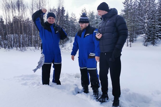 ICE FISHING experience - Pickup and the drive to frozen water