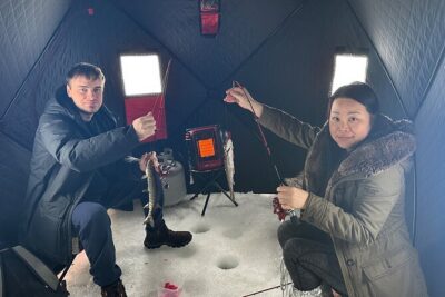Ice Fishing in Fairbanks - What You Actually Get: Gear, Bait, and a Heated Tent