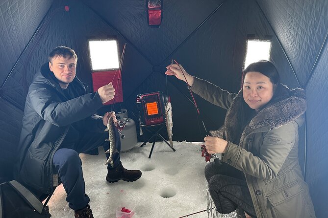 Ice Fishing in Fairbanks - What You Actually Get: Gear, Bait, and a Heated Tent