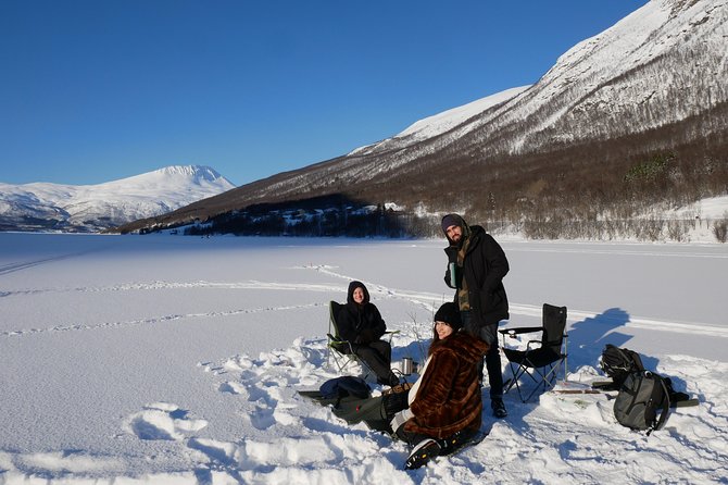 Ice Fishing On The Fjord - From Tromsø to the fjord: transport that buys you time