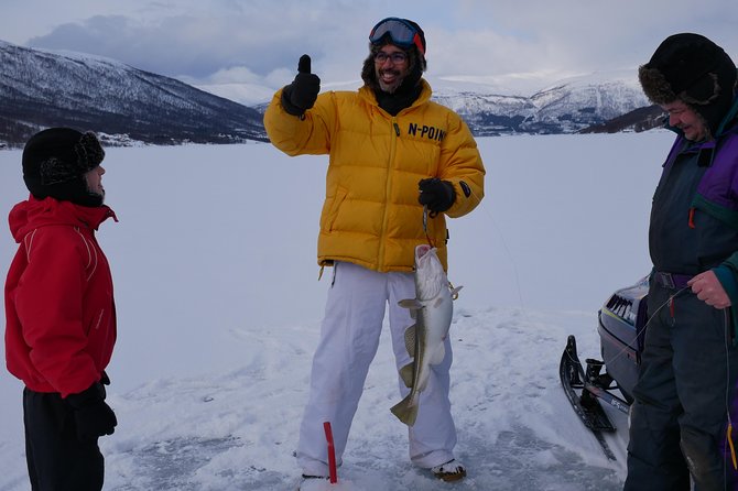 Ice Fishing On The Fjord - The basecamp BBQ: where your catch turns into lunch