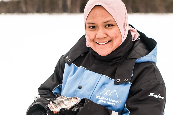 Ice Fishing Tour - If you catch fish: straight from the ice to the fire