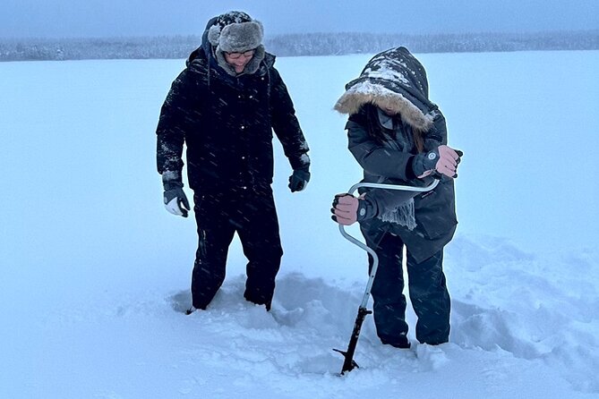 Ice Fishing with Snowmobiles - Getting Ready Fast: Andoni’s Equipment Prep and On-Ice Instructions