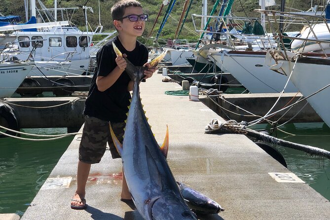 Kauai's Premier Fishing Charters - Six hours of fishing: what the day feels like (and the rough-water reality)