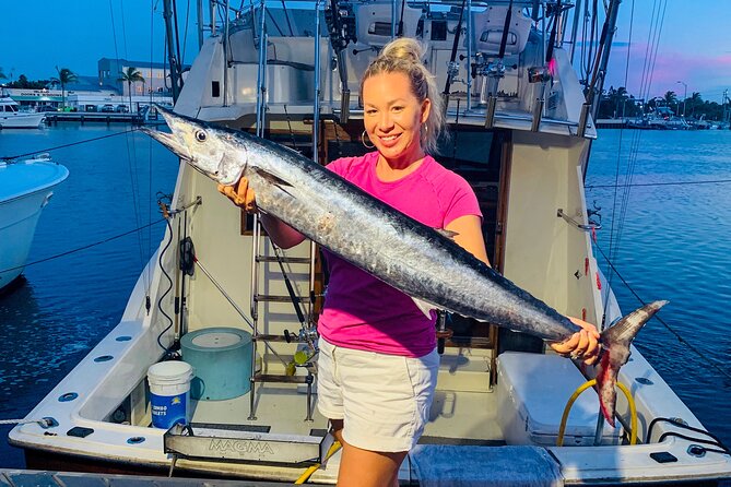 Key West Private Fishing Charters- 4 HRS 36 FT HATTERAS COWBOY - Who’s running the show: captain + mate energy that you can feel on the lines