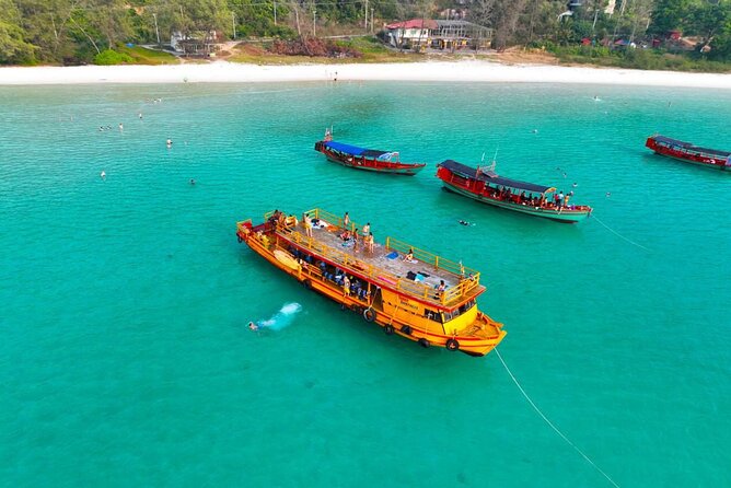 Koh Rong Tour: A Snorkeling, Fishing, Sunset, Plankton - Stop 1 and Stop 2: the ride and the handoff between piers