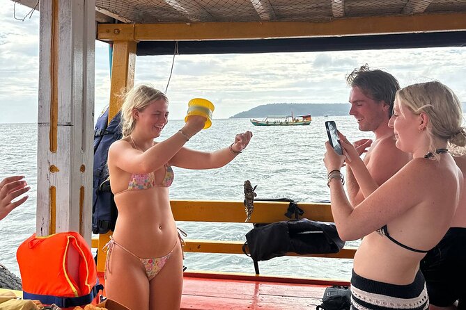 Koh Rong Tour: A Snorkeling, Fishing, Sunset, Plankton - BBQ, beer, and sunset timing on Long Beach