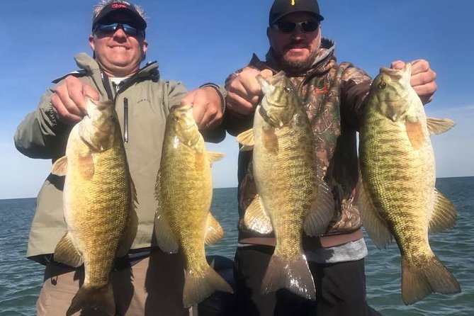 Lake Erie Smallmouth Fishing Charters - A private Lake Erie smallmouth day beats the usual chaos