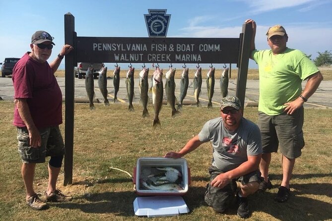 Lake Erie Walleye Fishing Charters - Captain-Guide and Boat Setup: New Lune Boats and Ready-to-Go Tackle