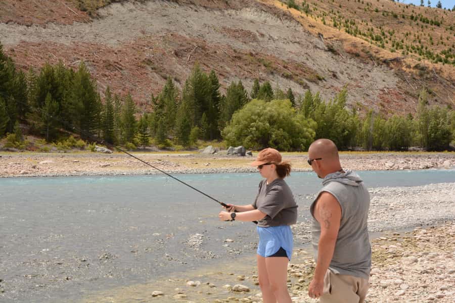 Lake Tekapo Fishing Tour - Lake Tekapo Canal in the Mackenzie High Country: where big fish make sense