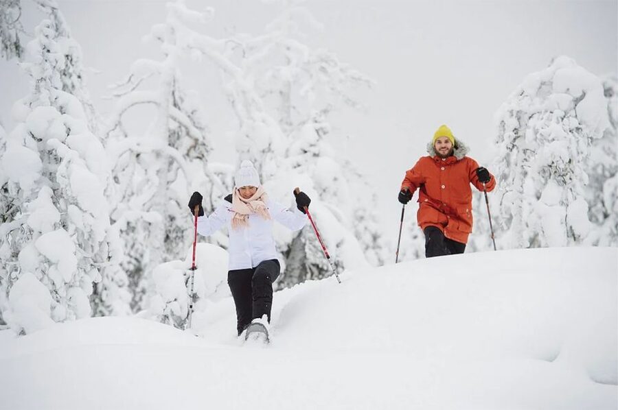 Lapland: Ice Fishing, Floating & BBQ Snow Adventure - Ice floating suits and the calm factor