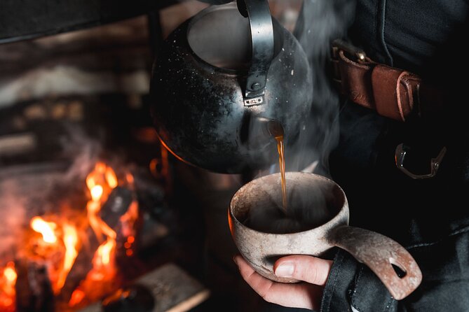 Lappish Lunch Break -Snowmobiling, ice fishing and tasty food - The Warm Reset: Lappish Soup Lunch in the Arctic