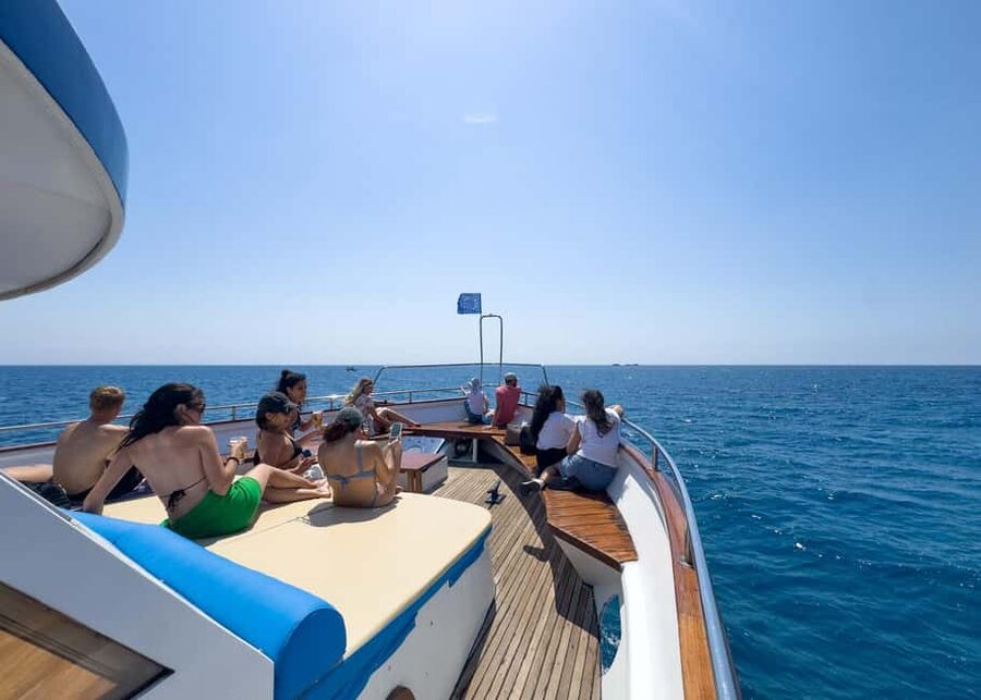 Larnaca: Glass-Bottom Boat Cruise with Fishing and BBQ Lunch - Zenobia Shipwreck (1980): Snorkel Gear, Masks, and Swedish Steel