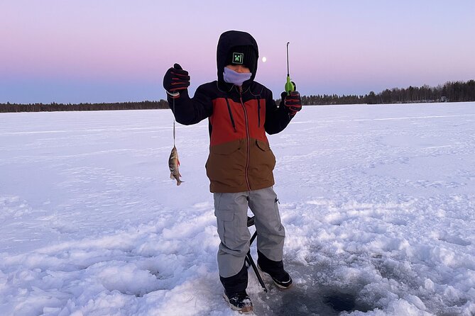 Levi: Small group ice fishing experience - Small-group comfort: easier help, better vibes