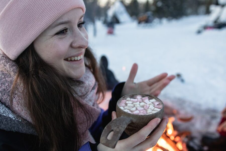 Levi: Snowmobile Safari with Ice Fishing and Outdoor Lunch - The Snowmobile Stretch: What Riding in Lapland Really Means